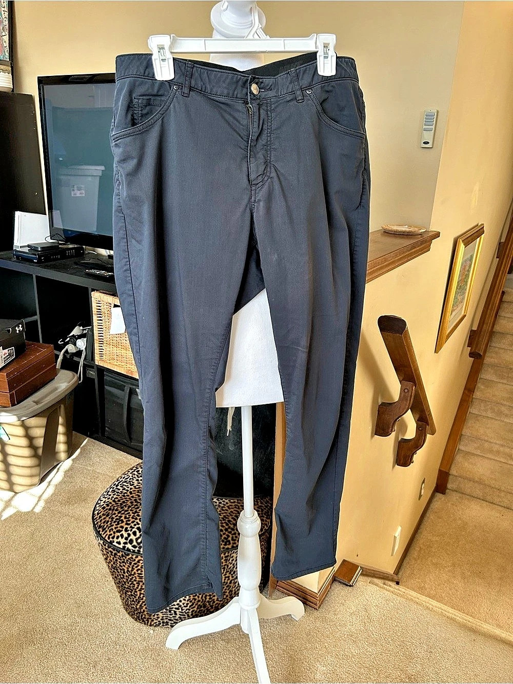 Nike Dri-FIT Men's 5 pocket  Pants Navy Blue  Waist 34x32
